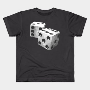 Dice Black & White Kids T-Shirt